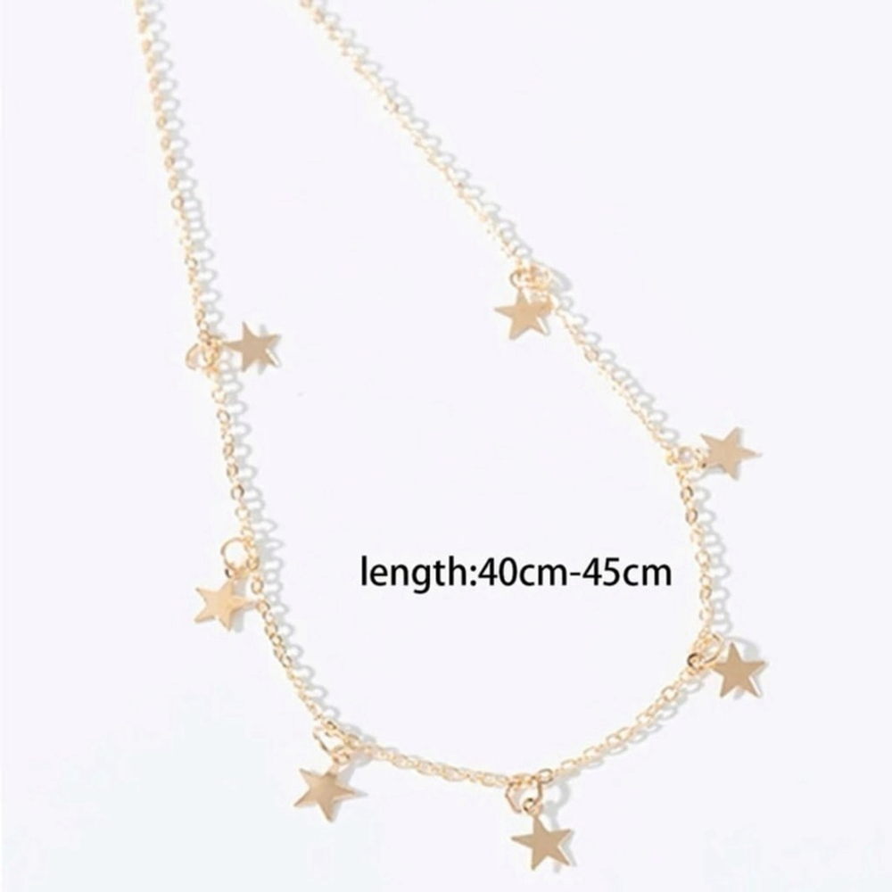 ⚠️Clearance Simple Star Pendant Gold Necklace SS - Picture 2 of 3